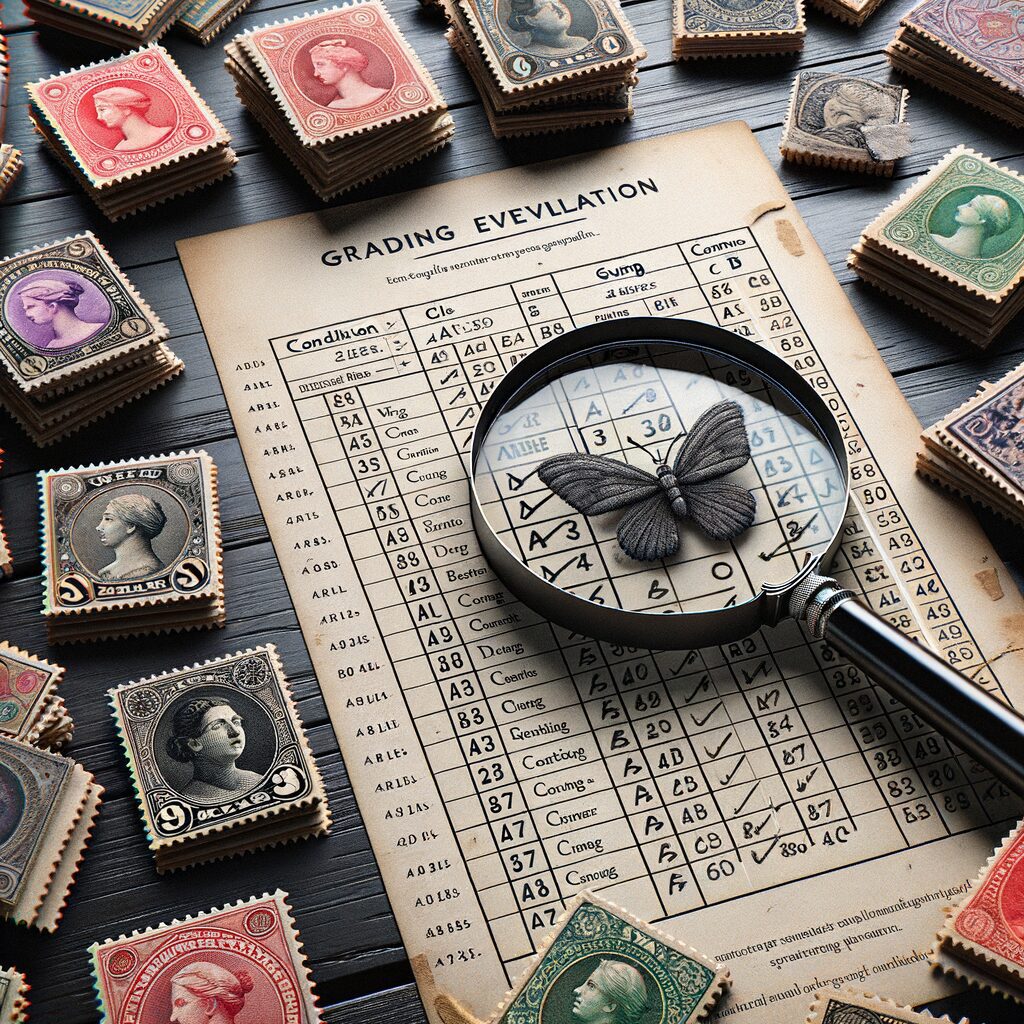 stamp grading evaluation